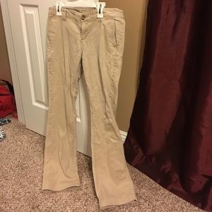 Mossimo Khaki Boot Cut Mid Rise Pants