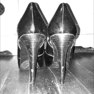 Black Calvin Klein heels