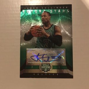 A signed authentic Jared sulinger card