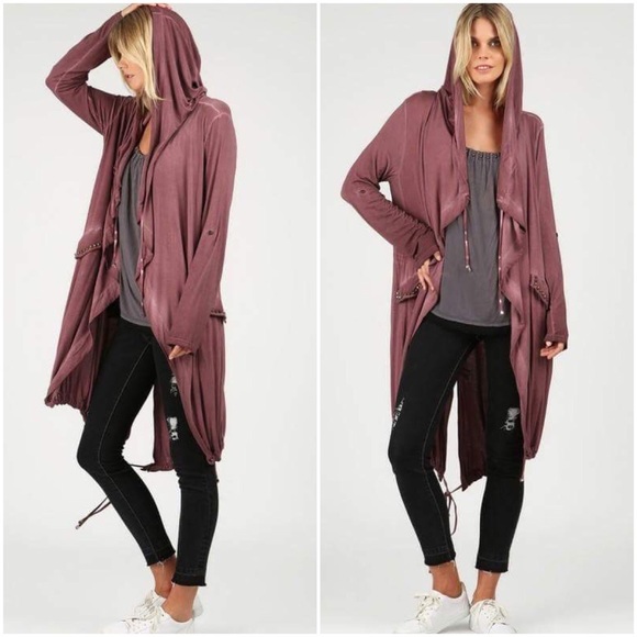 πLAST ONE π Vivian Hooded Safari Jacket - Picture 4 of 6