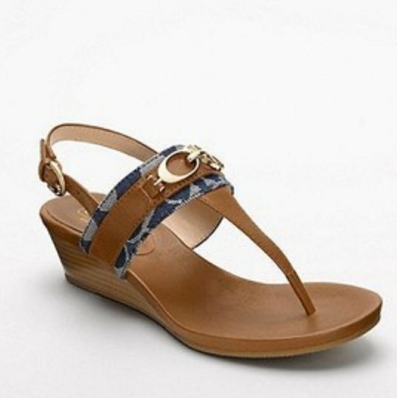Coach Shoes - Coach Wedge Sandal