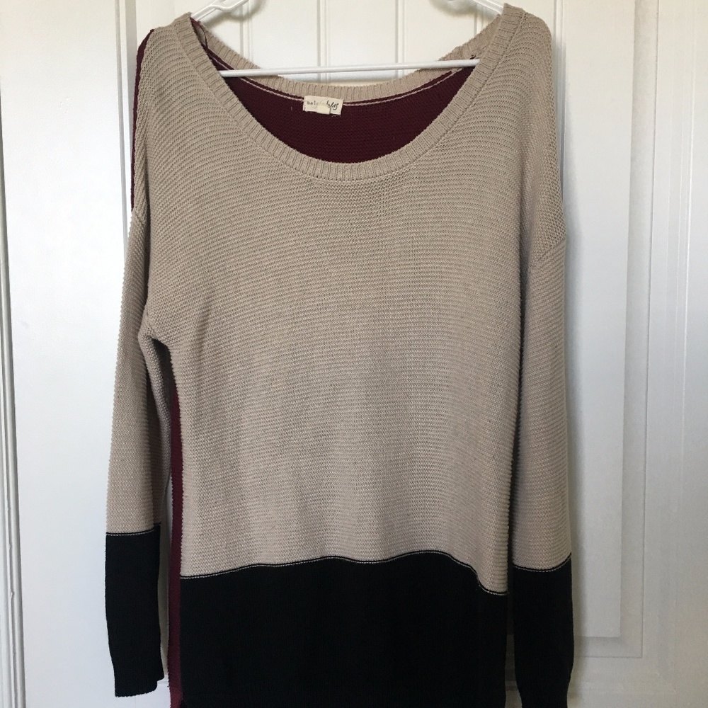 Maison Jules Blocked Sweater