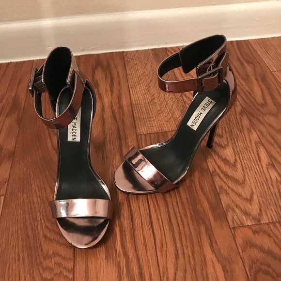 Steve Madden Shoes - Metallic Steve Madden Heels
