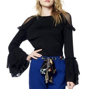 Gracia Mesh Knit Top