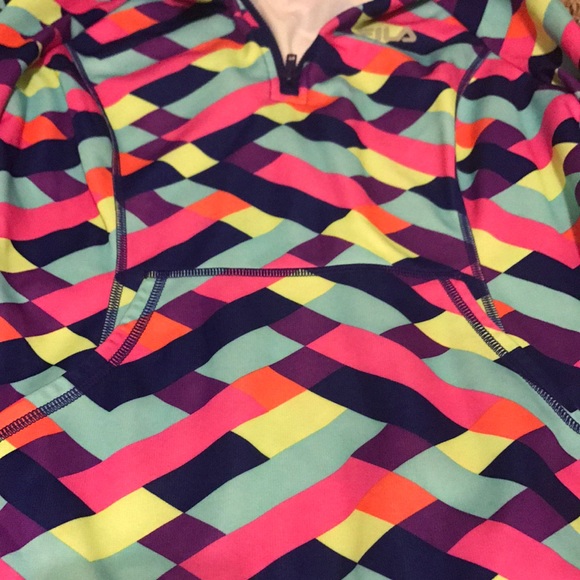 Pull over multi color sports jacket - Picture 2 of 3