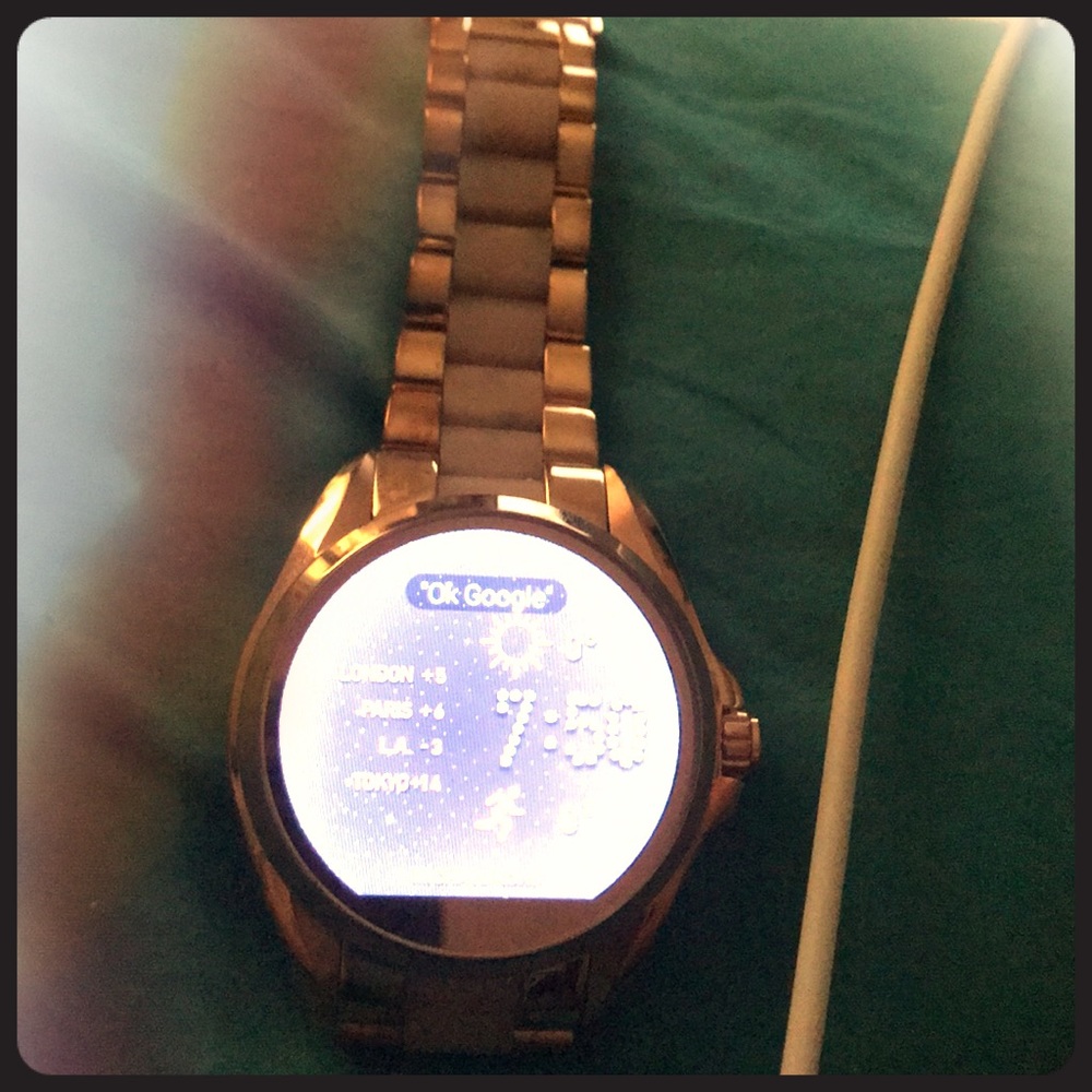 Woman’s Michael Kors smartwatch