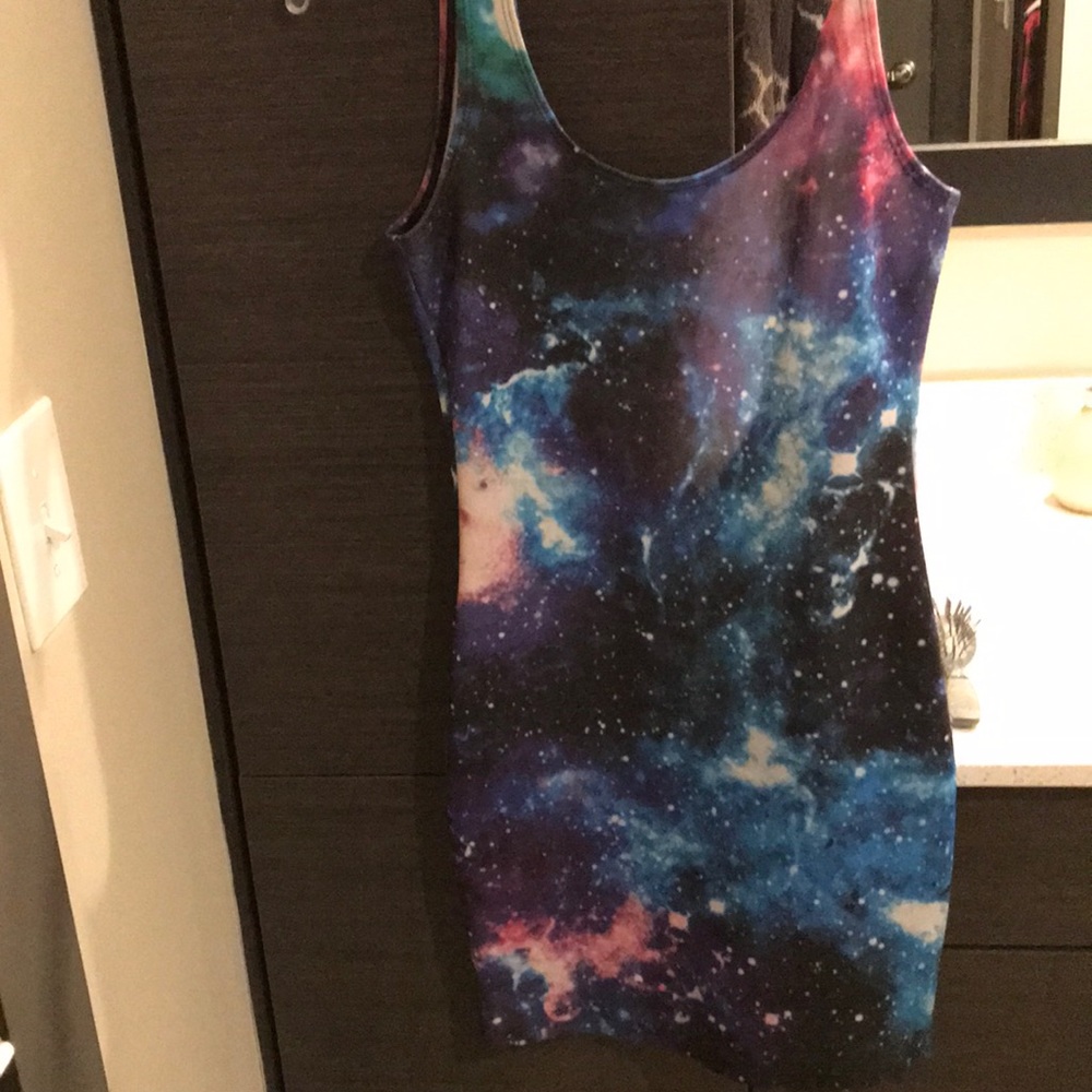 Galaxy print dress