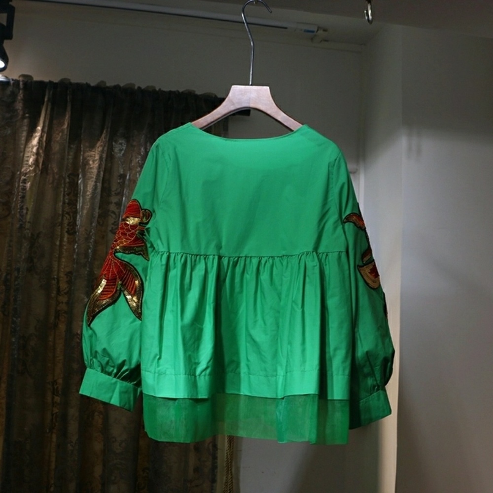 Beautiful green top