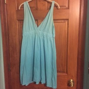 Gypsy 05 blue ombré organic cotton dress