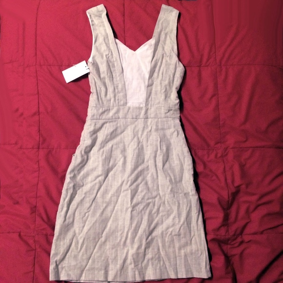 NWT Fleet Collection Mint & White Shift Dress - Picture 4 of 4
