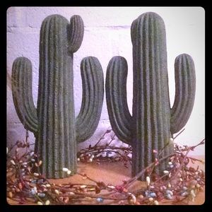 Two cactus figurines party Decoration