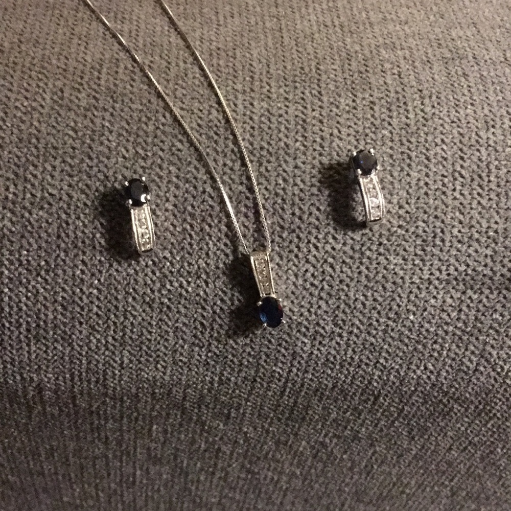 Necklace and earrings