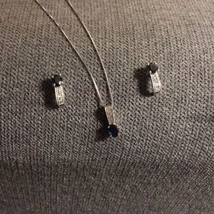 Necklace and earrings