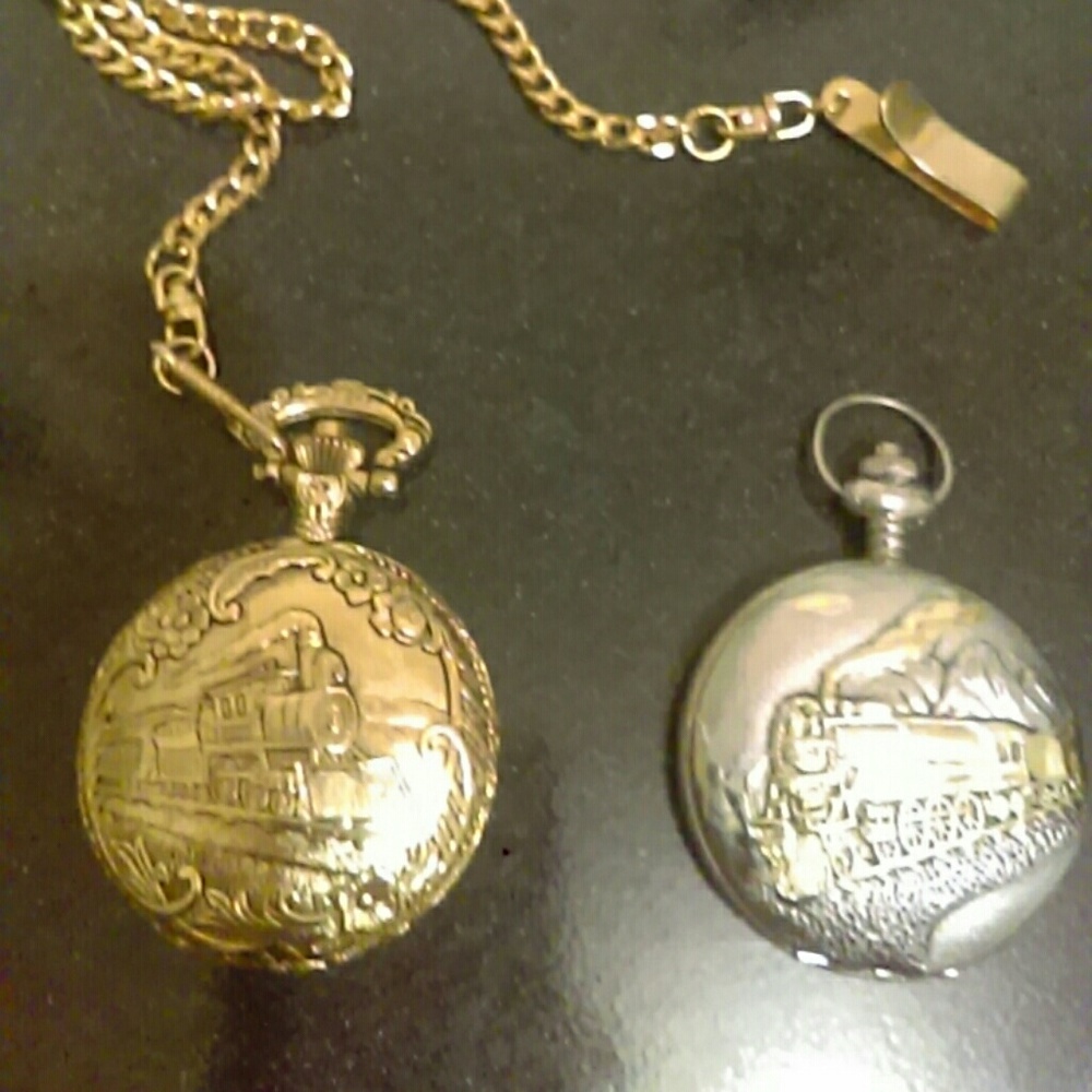 Two classic pocket watches
