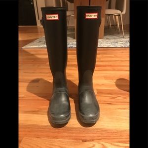 Hunter boots Size 8