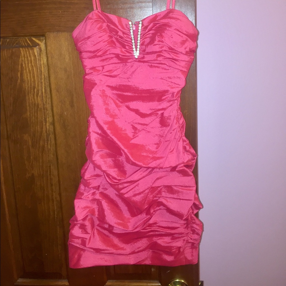 Arden B Hot Pink Dress