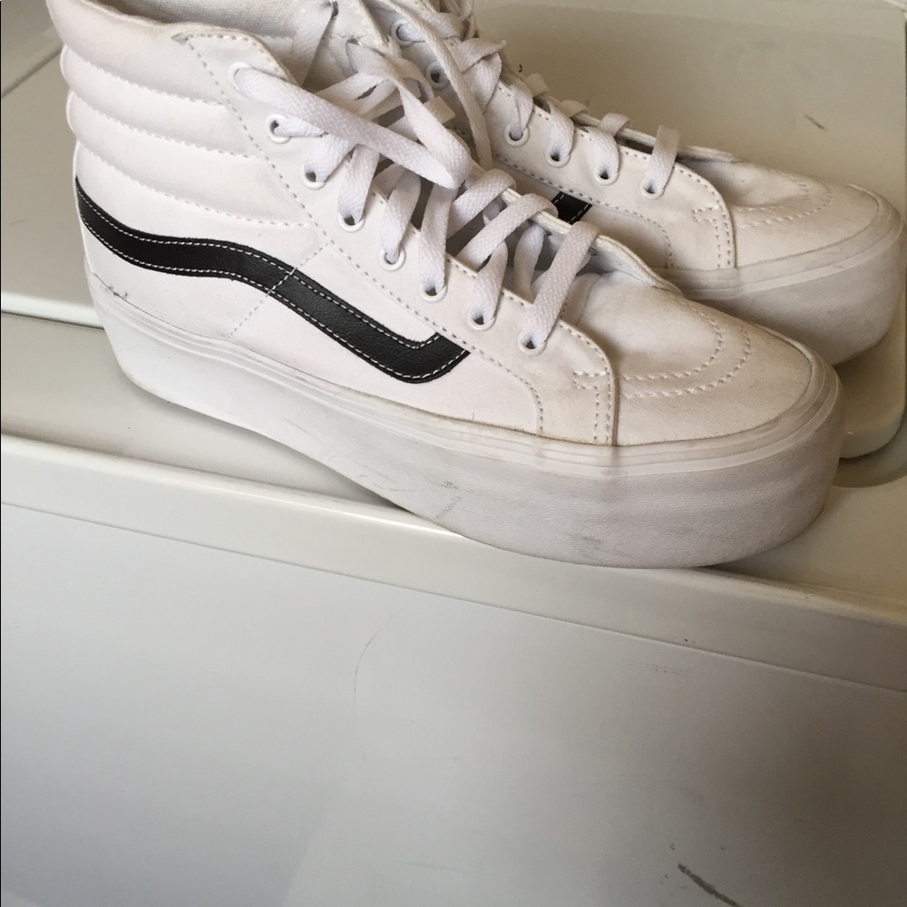 Ladies Vans platform hi top sneaker