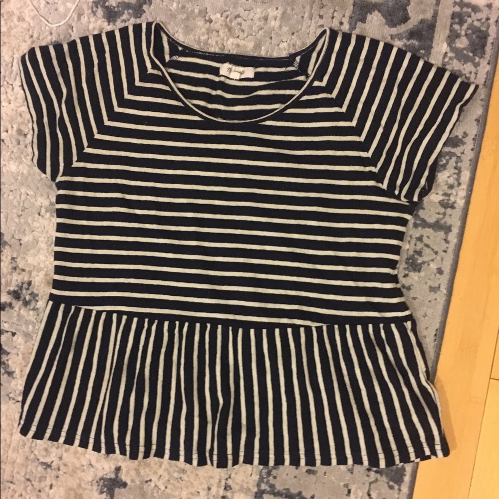 Madewell stripe knit top