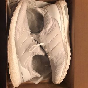 All-White Adidas UltraBOOST