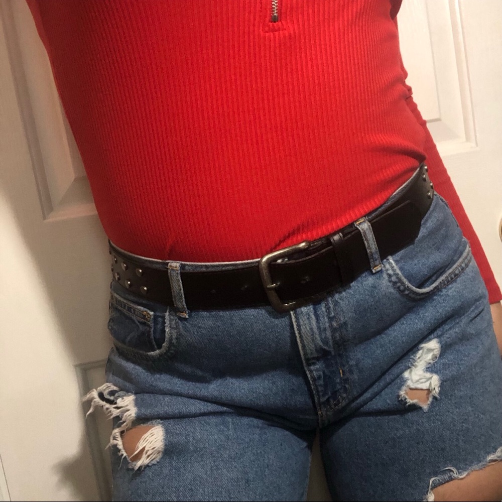Vintage black belt