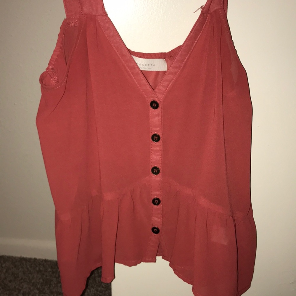 See through crop top