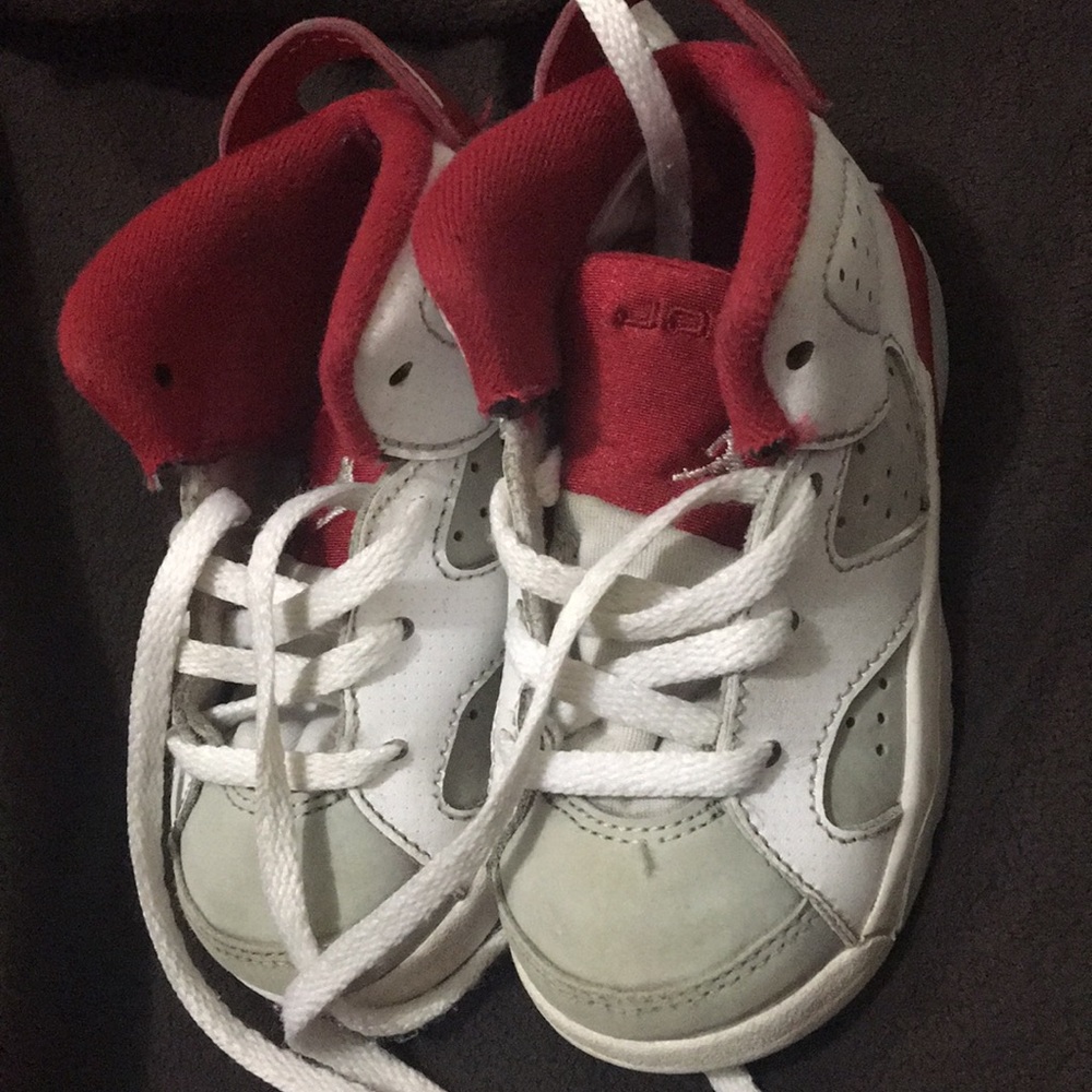 Platinum red Air Jordan’s  Retro 6