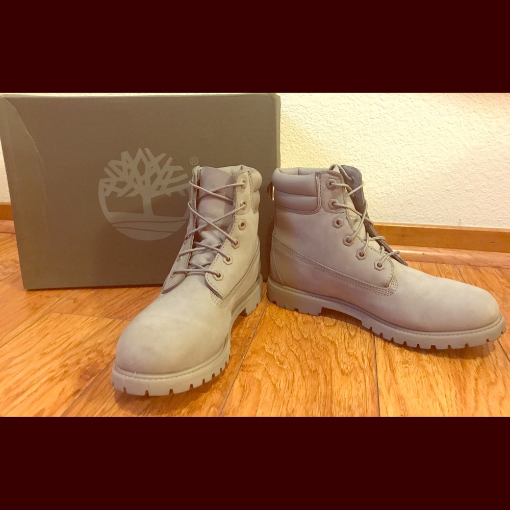 Women's Gray Timberland Boots