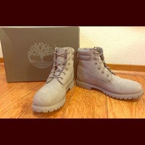 Women's Gray Timberland Boots
