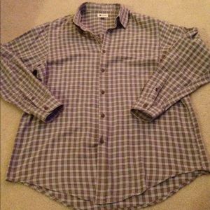 Plaid button down