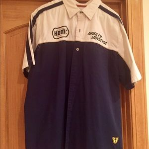 Men's Harley Davidson Button Down Top. XL
