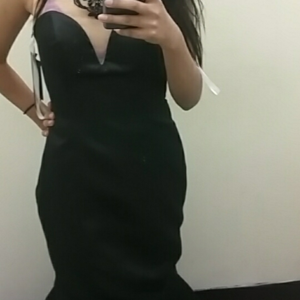 Black mernaid dress