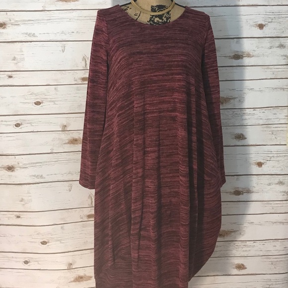 Burgundy Tunic Dress - Picture 4 of 6