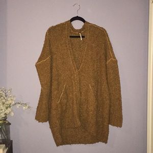 Free People boucle cardigan