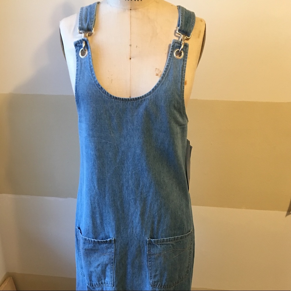 ***SOLD***True Blue Jean Vintage Dress 100% Cotton