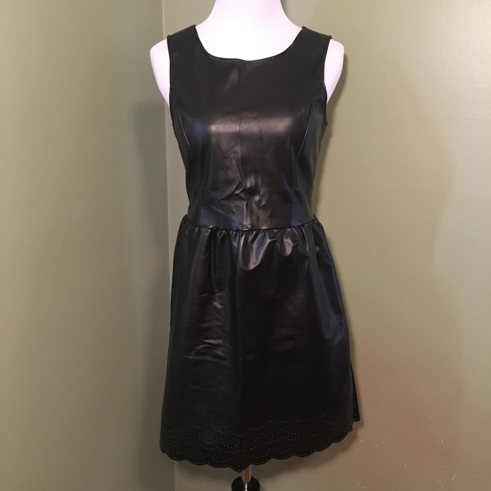 BOUTIQUE BRAND Faux Leather Dress