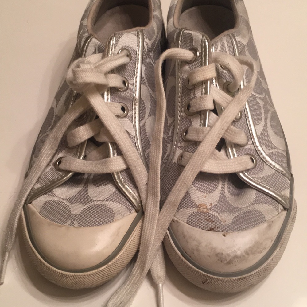 Silver Coach Barrett shoes