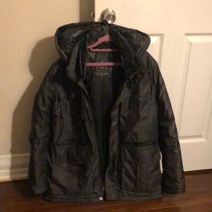 Guess Top Outerwear Trench Coat W/ Fur