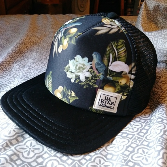 Floral flat brim hat Clearance