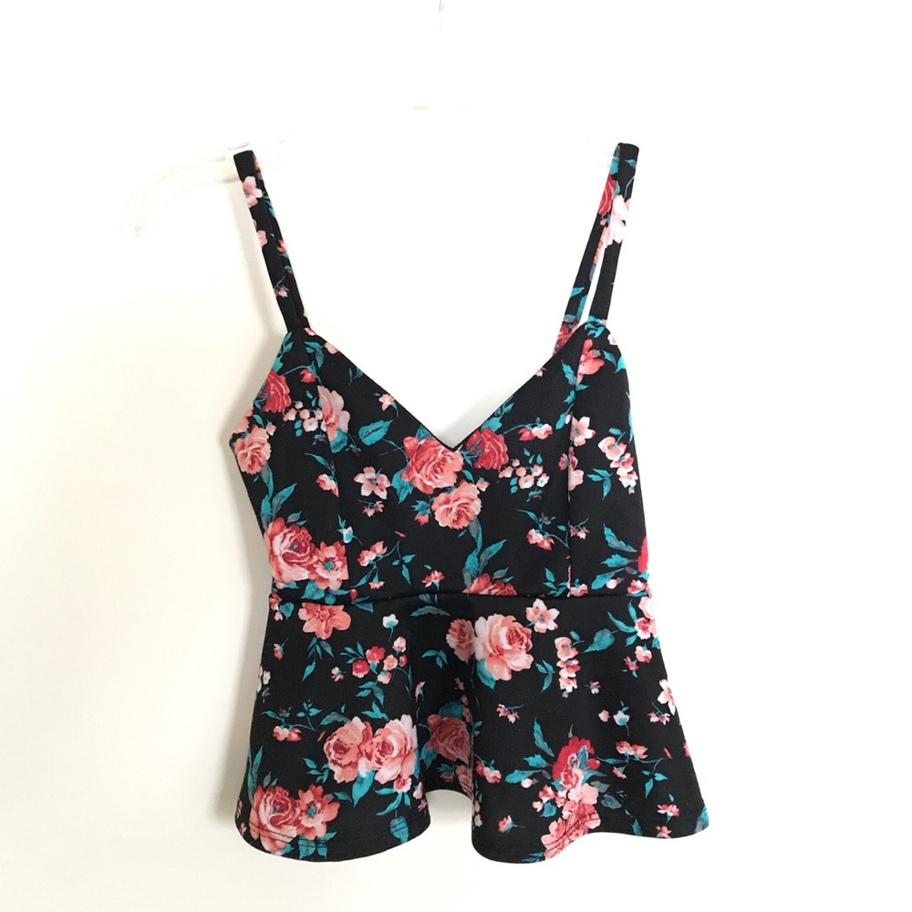 Floral crop top