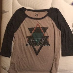 Billabong three quarter sleeve shirt