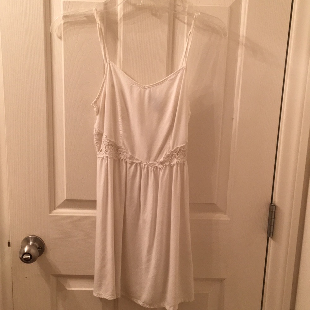 WHITE BABYDOLL DRESS