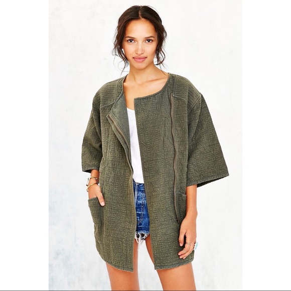 RARE Staring at Stars Ecote Quilted Moto Jacket - Picture 2 of 12