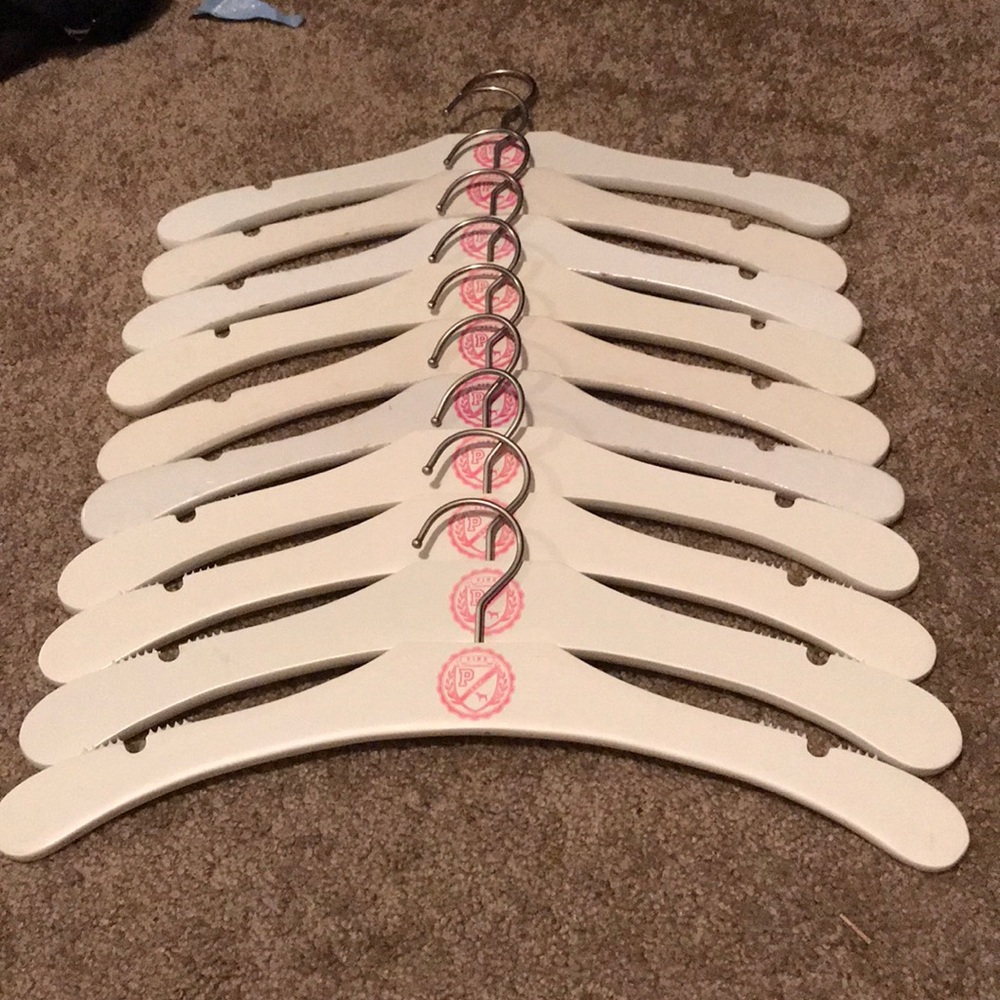 Pink hangers