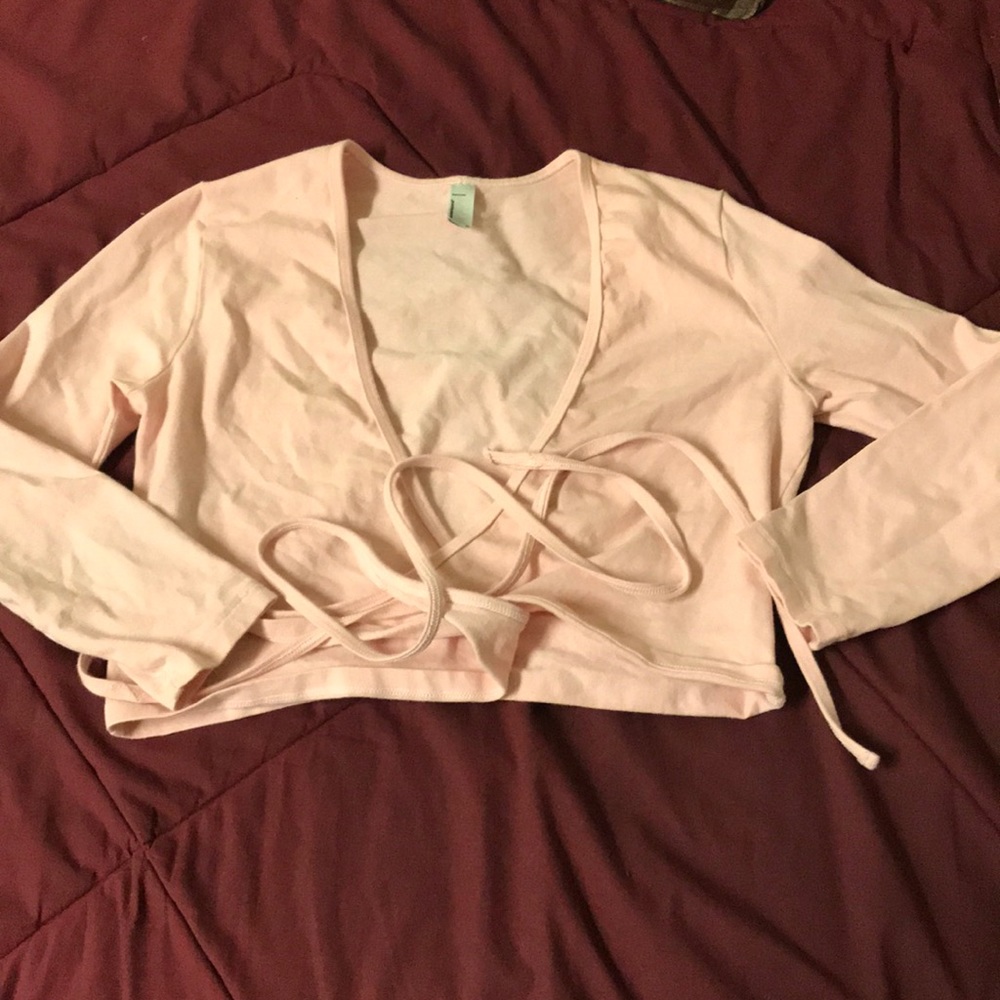 American Apparel wrap top