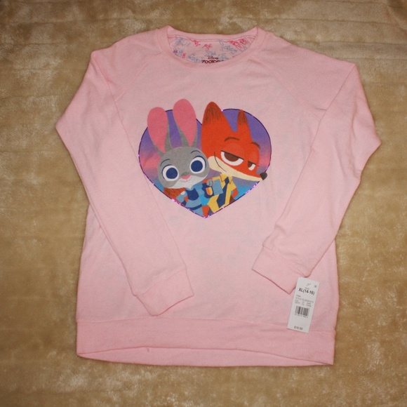 Disney Other - Pink Zootopia Sweatshirt