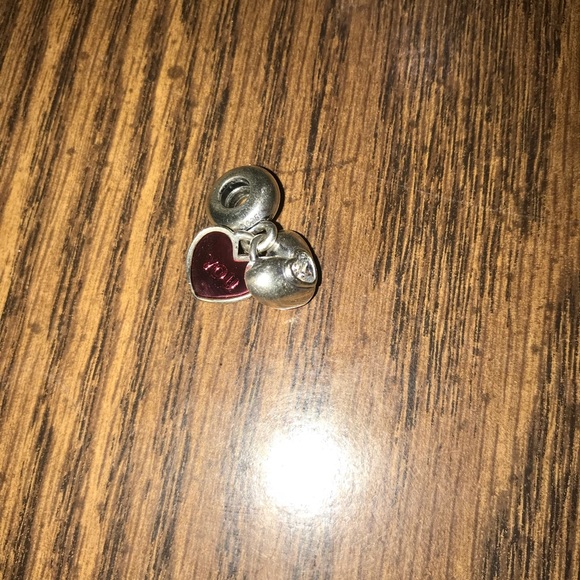 You & Me Dangle Pandora Charm - Picture 1 of 4