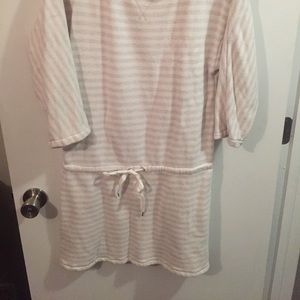 VS slouchy terry cloth dress