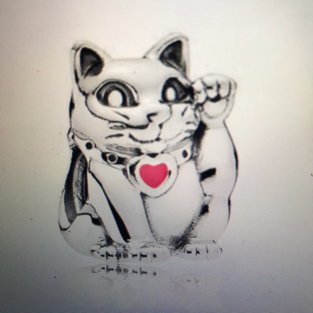Lucky Cat Pandora Charm