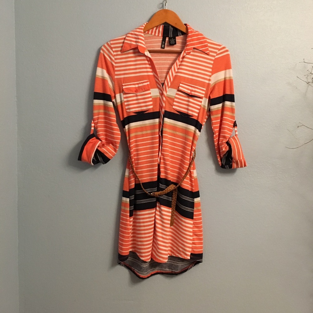 Coral Color Tunic/Blouse