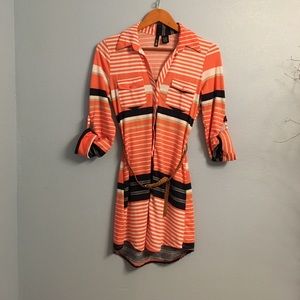 Coral Color Tunic/Blouse